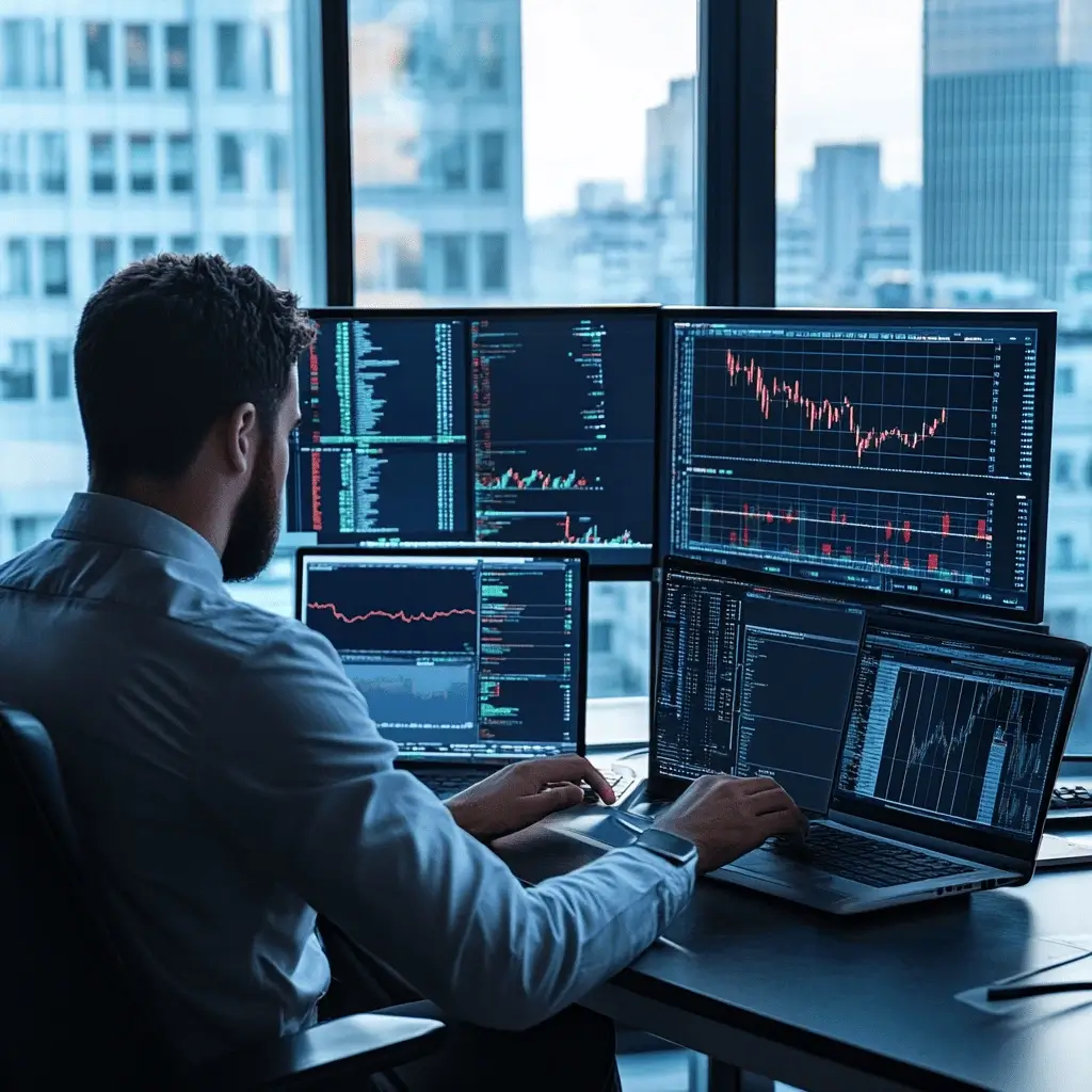 Enkel trading illustration